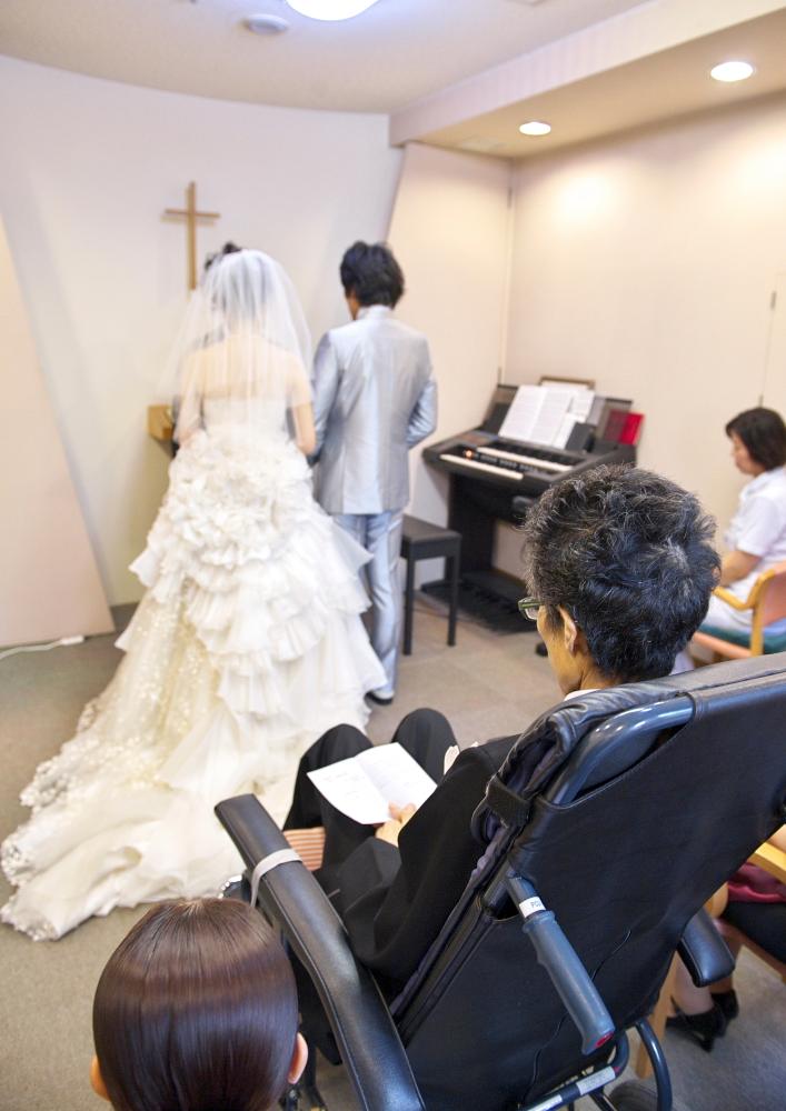 病院での結婚式