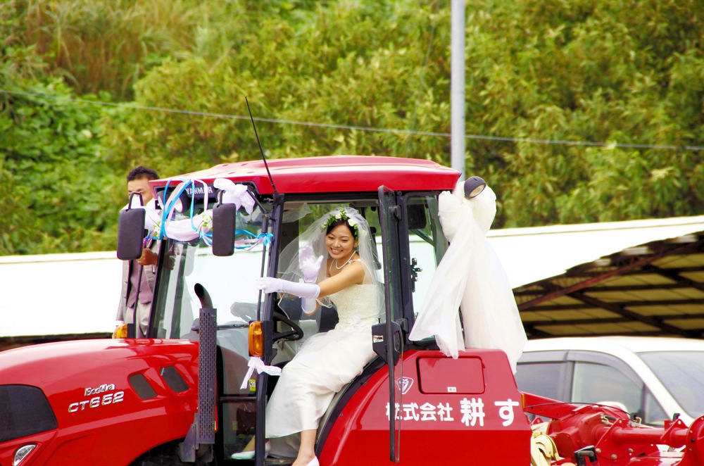 農場でのオリジナル結婚式
