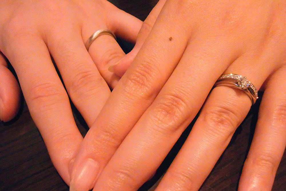 婚約指輪・結婚指輪をオーダーメイドしたカップルインタビュー