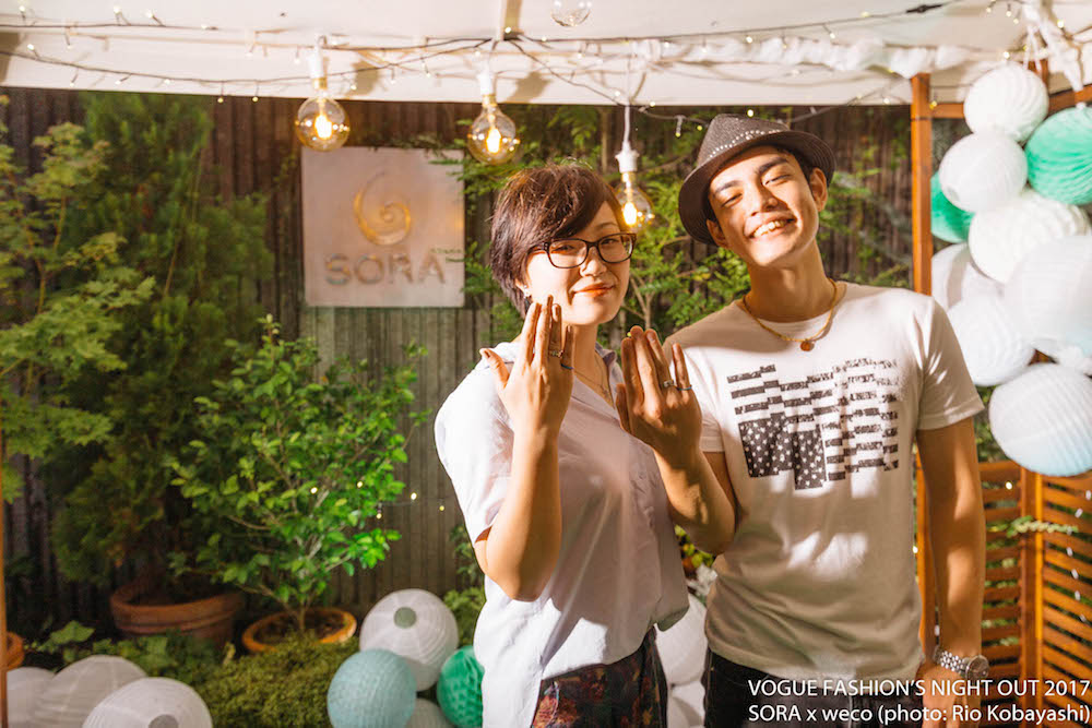 VOGUE FASHION’S NIGHT OUT 2017 SORA × weco