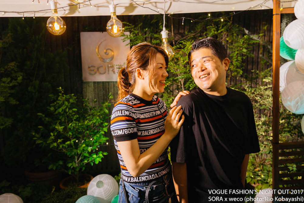 VOGUE FASHION’S NIGHT OUT 2017 SORA × weco