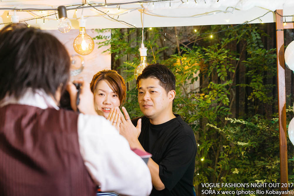 VOGUE FASHION’S NIGHT OUT 2017 SORA × weco