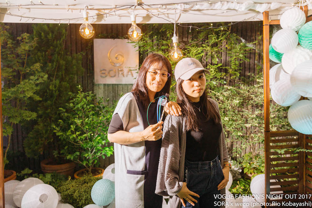 VOGUE FASHION’S NIGHT OUT 2017 SORA × weco