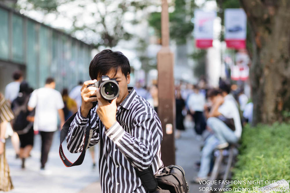 VOGUE FASHION’S NIGHT OUT 2017 SORA × weco