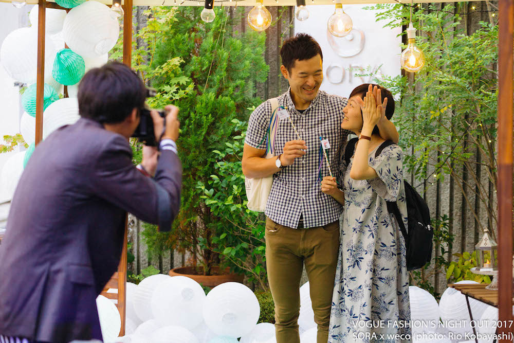 VOGUE FASHION’S NIGHT OUT 2017 SORA × weco