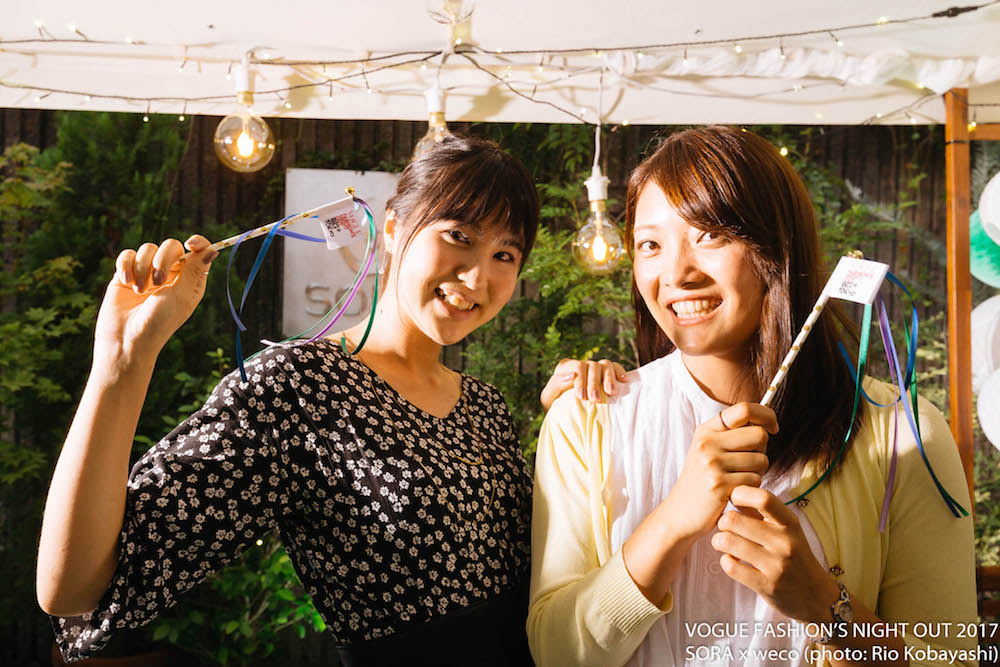 VOGUE FASHION’S NIGHT OUT 2017 SORA × weco