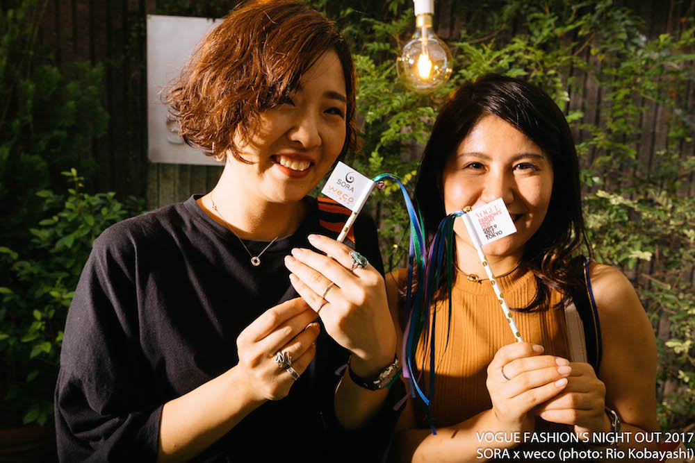 VOGUE FASHION’S NIGHT OUT 2017 SORA × weco