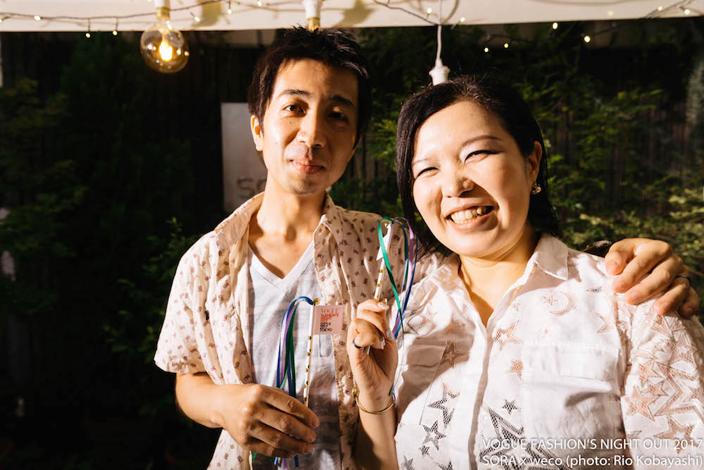 VOGUE FASHION’S NIGHT OUT 2017 SORA × weco